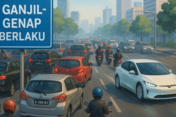 Ganjil-Genap Jakarta Kembali Berlaku Hari Ini di Puluhan Ruas Jalan | Nasional