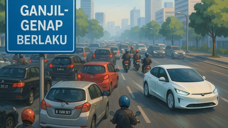 Ganjil-Genap Jakarta Kembali Berlaku Hari Ini di Puluhan Ruas Jalan | Teknologi