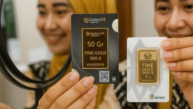 Harga Emas Pegadaian Turun Tiga Hari Beruntun per 29 Juni