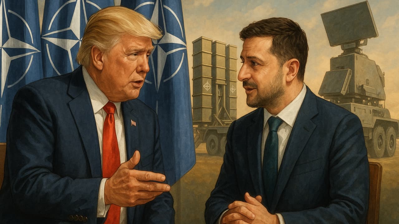 Pertahanan Udara Ukraina Jadi Fokus Pertemuan Trump–Zelenskyy | Internasional