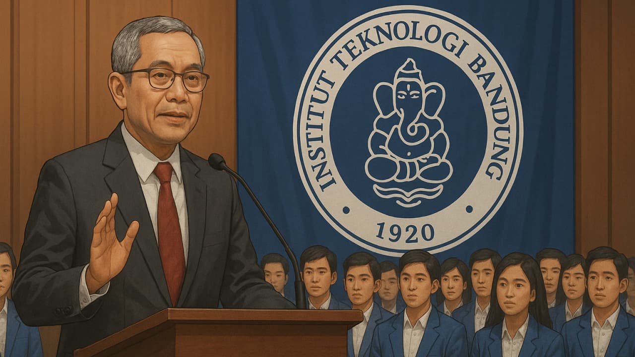 Prof. Tatacipta Dirgantara Resmi Menjabat Rektor ITB 2025–2030 | Nasional