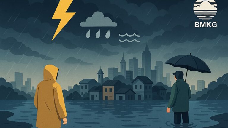 BMKG Waspadai Petir, Banjir Rob & Hujan Ringan di Jawa Timur | Nasional