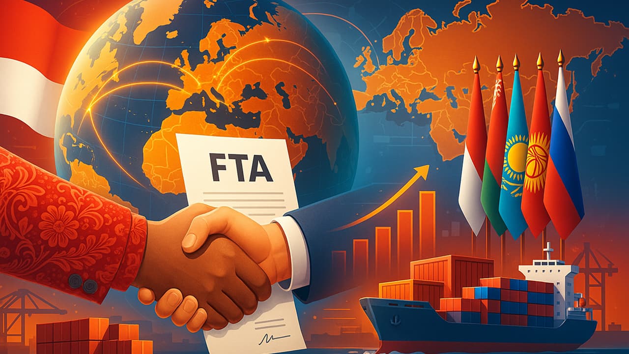 Indonesia Capai Kesepakatan FTA dengan EAEU, Peluang Ekspor Terbuka | Ekonomi