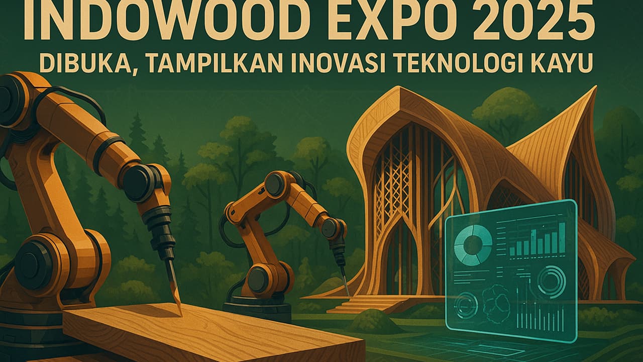 Indowood Expo 2025 Dibuka, Tampilkan Inovasi Teknologi Kayu | Teknologi