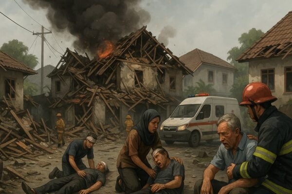 Ledakan Gas LPG di Medan, 3 Rumah Rusak Berat dan 5 Terluka | Nasional