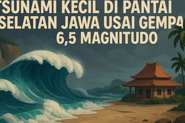 Tsunami Kecil di Pantai Selatan Jawa Usai Gempa 6,5 Magnitudo | Nasional