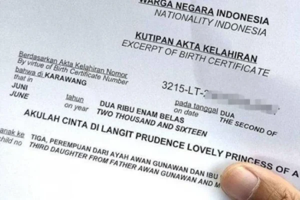 Viral Nama Unik Siswi SD Karawang: Akulah Cinta Di Langit Viral Nama Unik Siswi SD Karawang: Akulah Cinta Di Langit | nama unik siswi