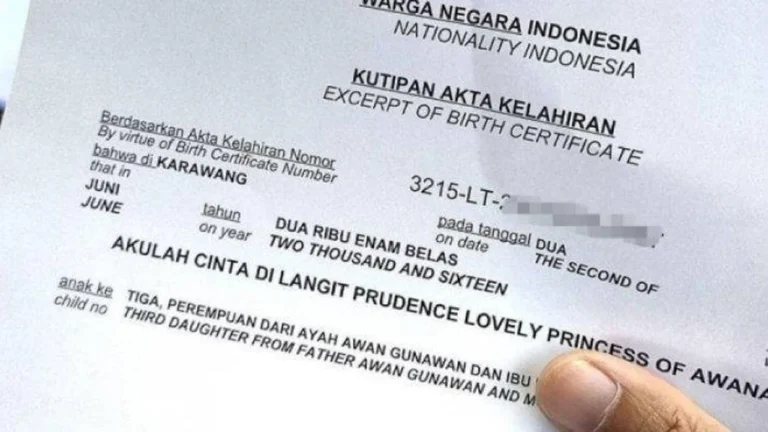 Viral Nama Unik Siswi SD Karawang: Akulah Cinta Di Langit