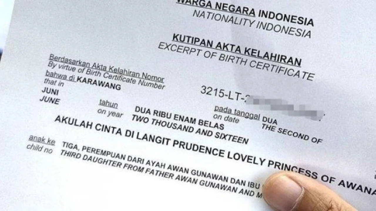 Viral Nama Unik Siswi SD Karawang: Akulah Cinta Di Langit | Nasional
