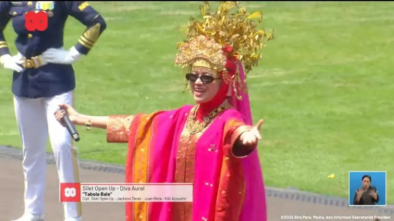 Lagu Tabola Bale Rayakan HUT ke-80 RI, Istana Merdeka Goyang | Nasional