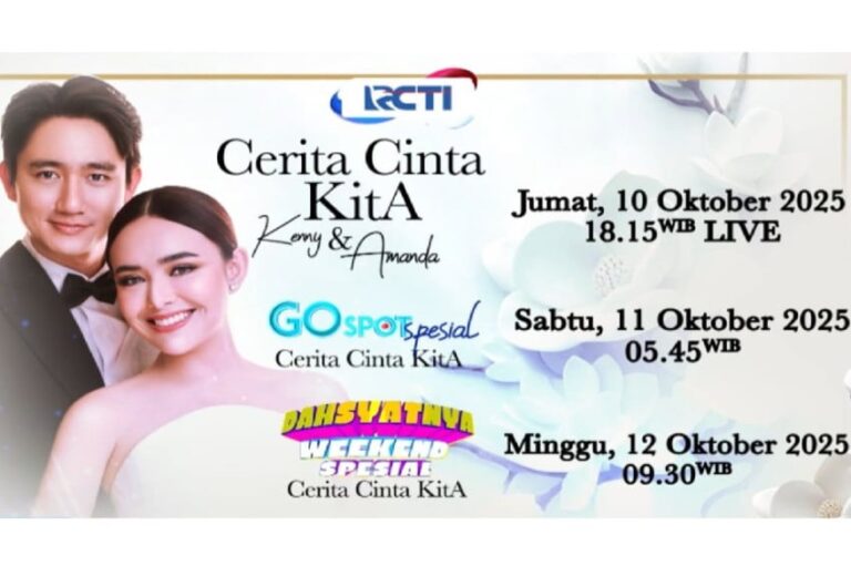 Cinta Kenny Austin dan Amanda Manopo Tayang Live di RCTI