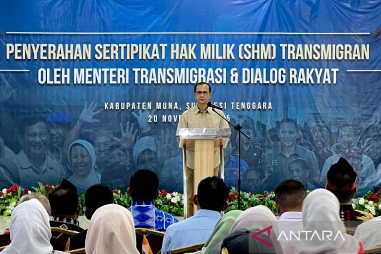 Mentrans Butuh Perjanjian Baru untuk Tegaskan Hak Transmigran