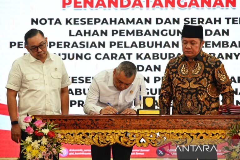 Kemenhub Kelola Proyek Pelabuhan Palembang untuk Dukung Logistik
