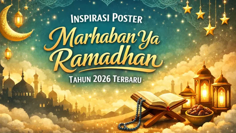 Inspirasi Poster Marhaban Ya Ramadhan Tahun 2026 Terbaru