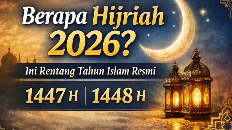 Berapa Hijriah 2026? Ini Rentang Tahun Islam Resmi